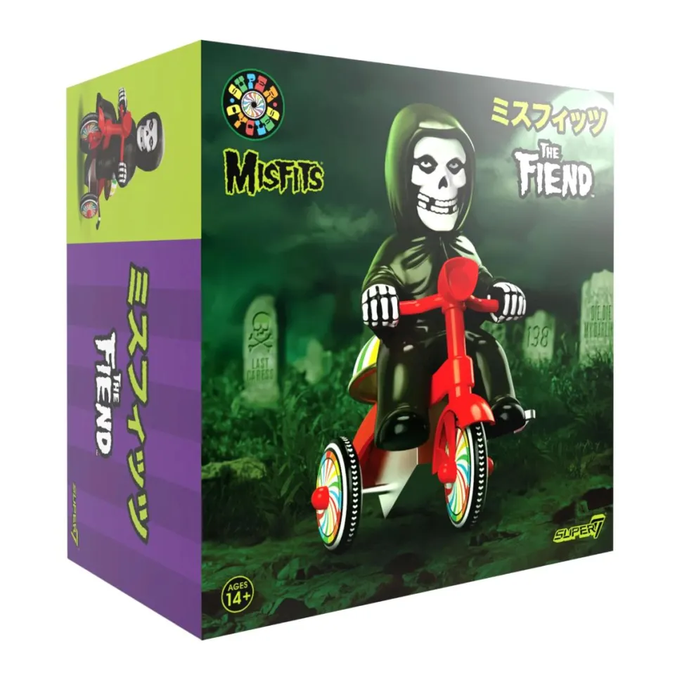 Misfits - The Fiend (Black with Red Trike) Super Cycles 5" Vinyl Figure
