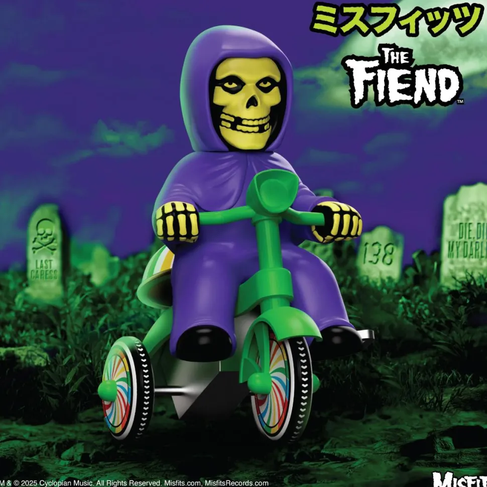 Misfits - The Fiend (Purple with Green Trike) Super Cycles 5" Vinyl Figure