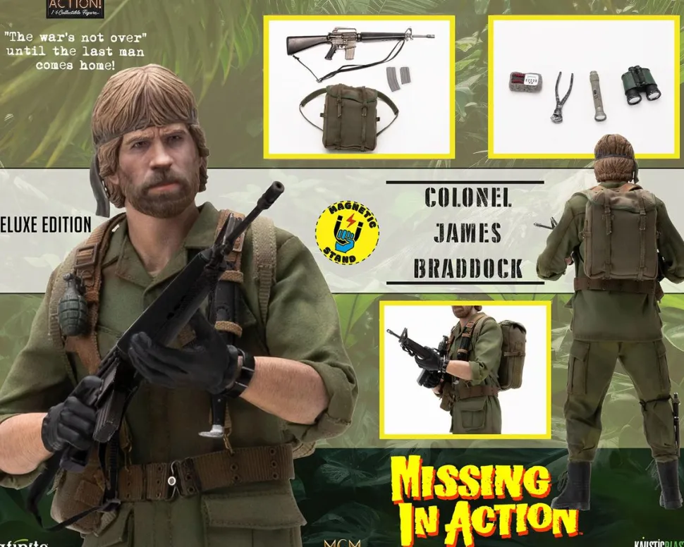 Missing in Action (1984) - Chuck Norris as Colonel James Braddock Deluxe Edition 1/6th Scale Action Figure