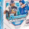 MLB Baseball - 2021 Topps Bowman Chrome Hobby Lite Trading Cards Box (Display of 10)