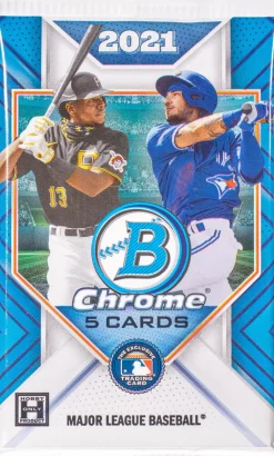 MLB Baseball - 2021 Topps Bowman Chrome Hobby Lite Trading Cards Box (Display of 10)