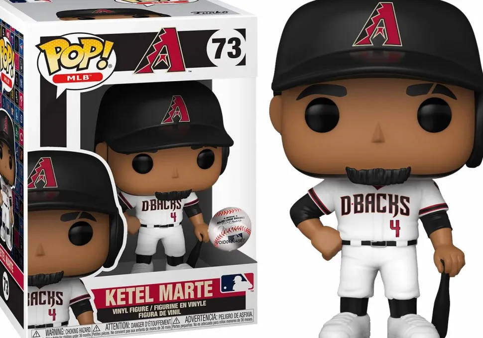 MLB Baseball - Ketel Marte Arizona Diamondbacks Home Uniform Pop! Vinyl Figure