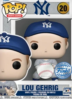 MLB Baseball - Lou Gehrig in Alternate Uniform Pop! Vinyl Figure (Popcultcha Exclusive)