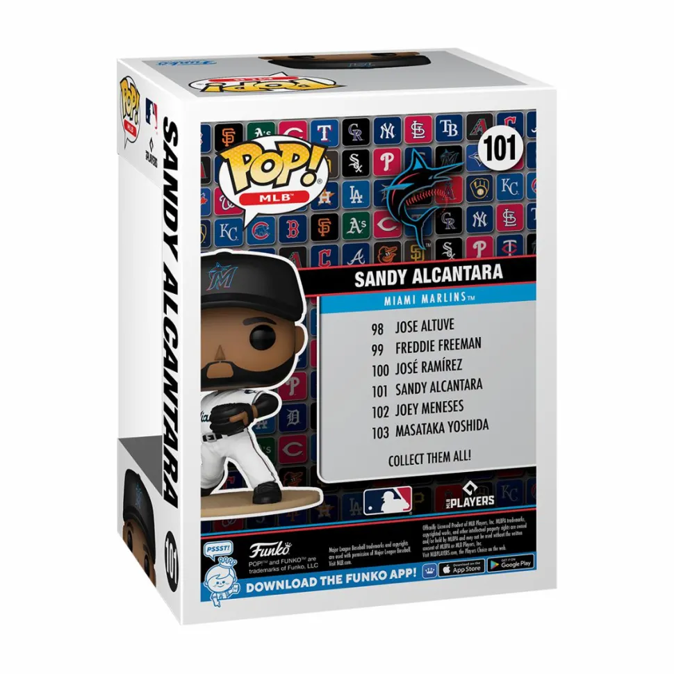 MLB Baseball - Sandy Alcantara Miami Marlins Pop! Vinyl Figure