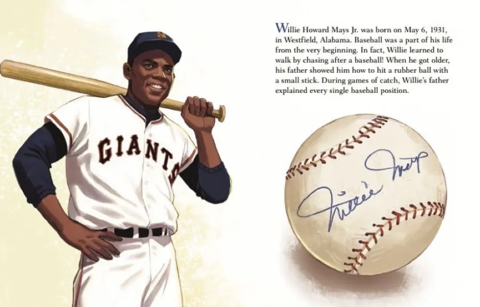MLB Baseball - Willie Mays: A Little Golden Book Biography Hardcover Book
