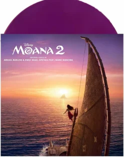 Moana 2 - Original Motion Picture Soundtrack by Abigail Barlow, Emily Bear, Opetaia Foa'i & Mark Mancina LP Vinyl Record (Vibrant Violet Coloured Vinyl)