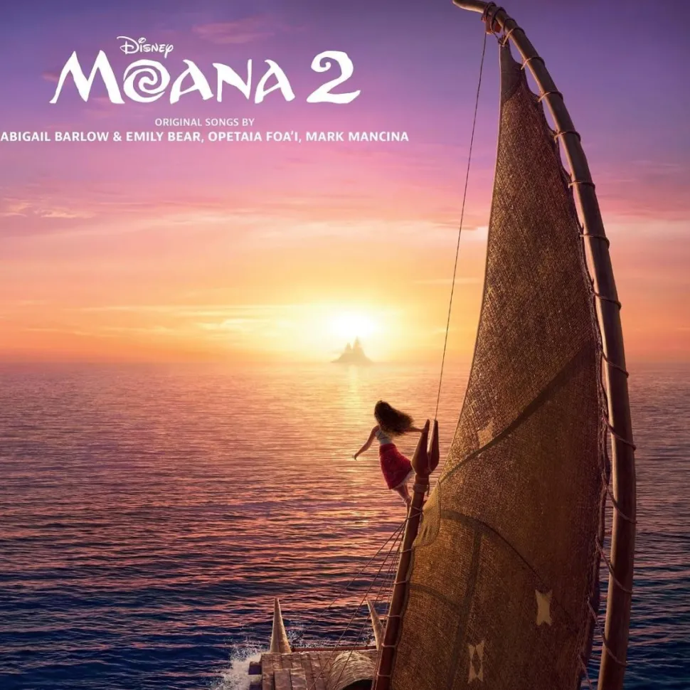 Moana 2 - Original Motion Picture Soundtrack by Abigail Barlow, Emily Bear, Opetaia Foa'i & Mark Mancina LP Vinyl Record (Vibrant Violet Coloured Vinyl)