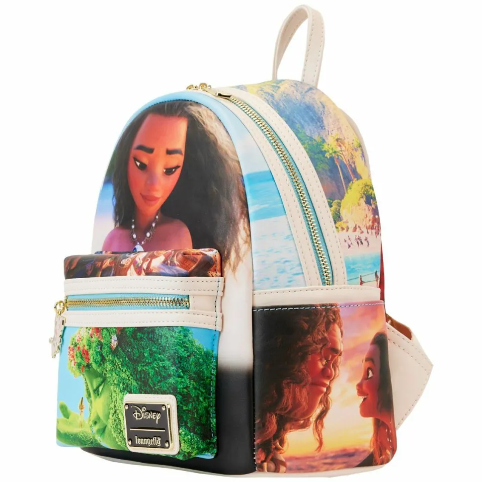Moana - Scenes 10” Faux Leather Mini Backpack