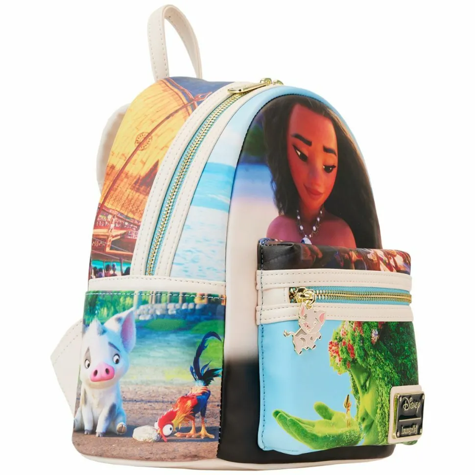 Moana - Scenes 10” Faux Leather Mini Backpack