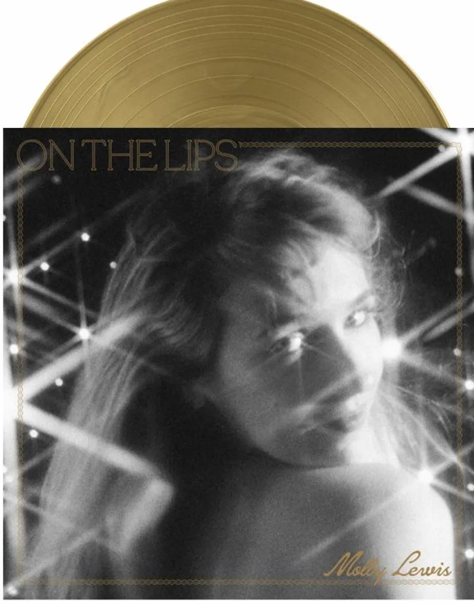 Molly Lewis - On the Lips LP Vinyl Record (Gold Coloured Vinyl)