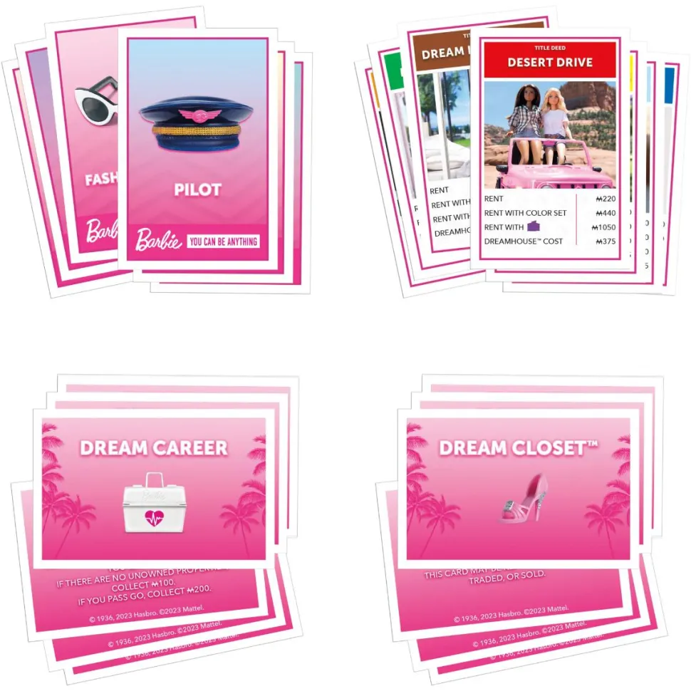 Monopoly - Barbie Edition Board Game