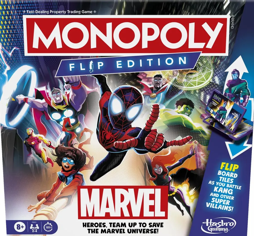 Monopoly - Flip Edition Marvel Board Game