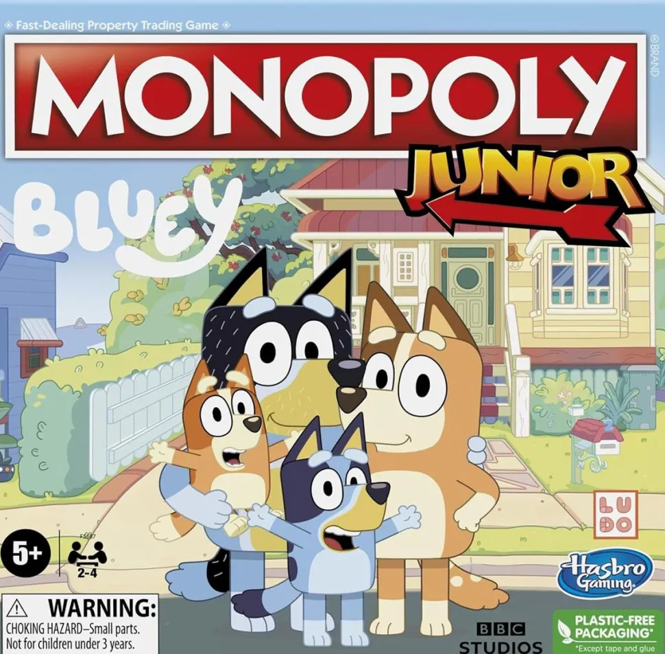 Monopoly - Monopoly Junior Bluey Edition Board Game