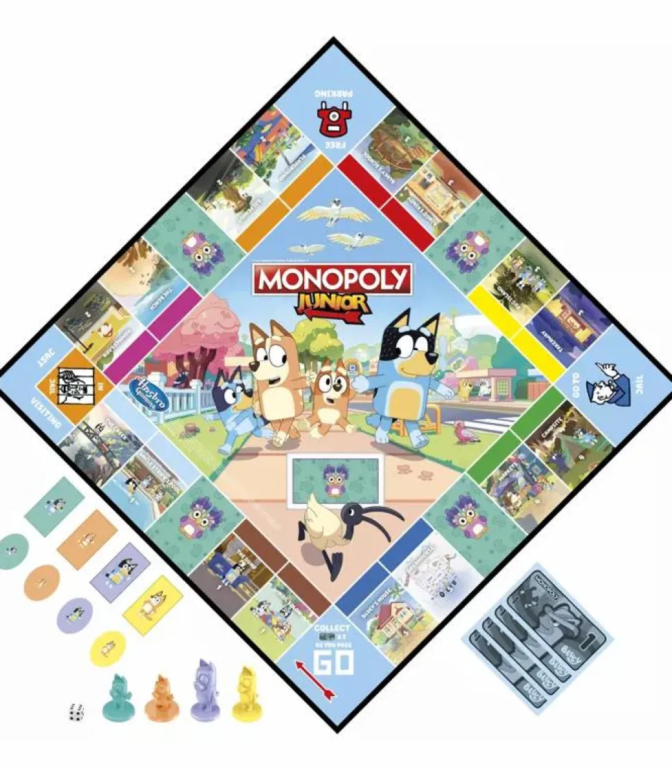 Monopoly - Monopoly Junior Bluey Edition Board Game