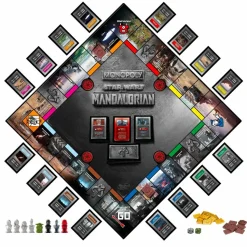 Monopoly - Star Wars: The Mandalorian Collector’s Edition Board Game with Remnant Stormtrooper Retro Collection Kenner 3.75” Action Figure
