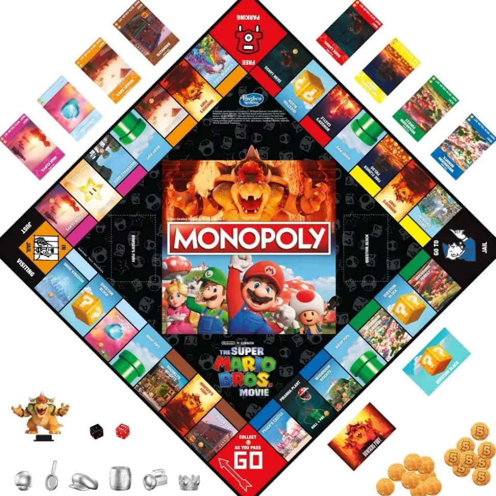 Monopoly - The Super Mario Bros. Movie (2023) Edition Board Game