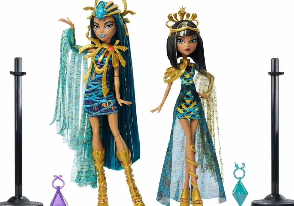 Monster High - Cleo de Nile & Nefera de Nile Mummy Majesties Doll 2-Pack