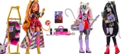 Monster High - The Hissfits: Toralei Stripe, Meowlody & Purrsephone Doll 3-Pack