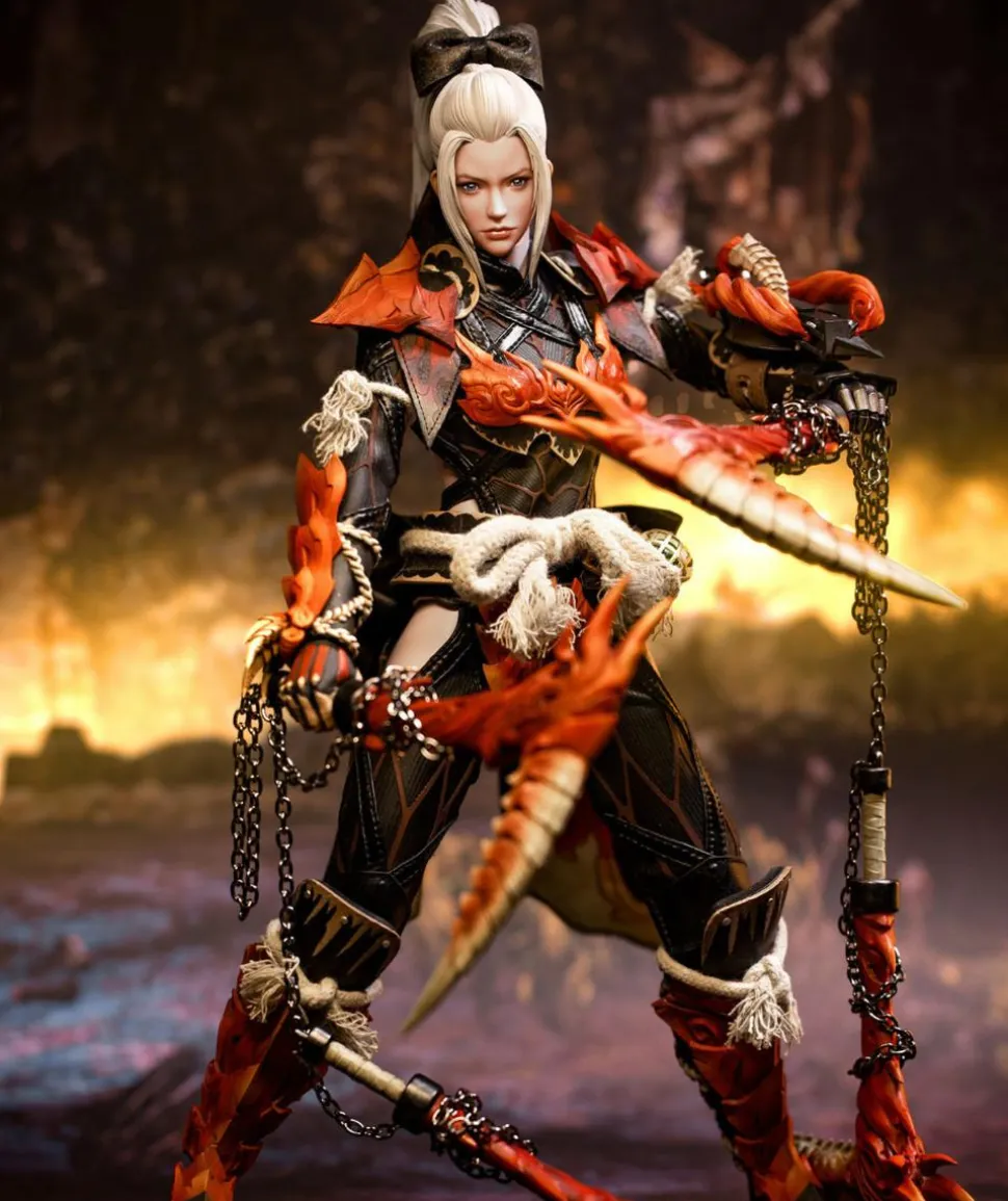 Monster Hunter - Female Hunter Odogaron Armour Deluxe 1/6th Scale Action Figure