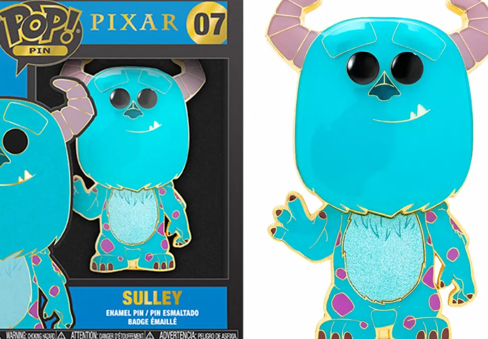 Monsters, Inc. - A Monsterrific 4" Pop! Enamel Pin Bundle (Set of 4)