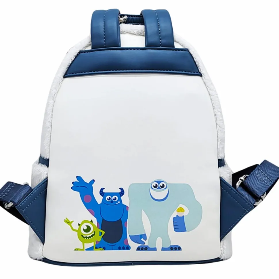 Monsters, Inc. - Yeti Plush Cosplay 10" Faux Leather Mini Backpack