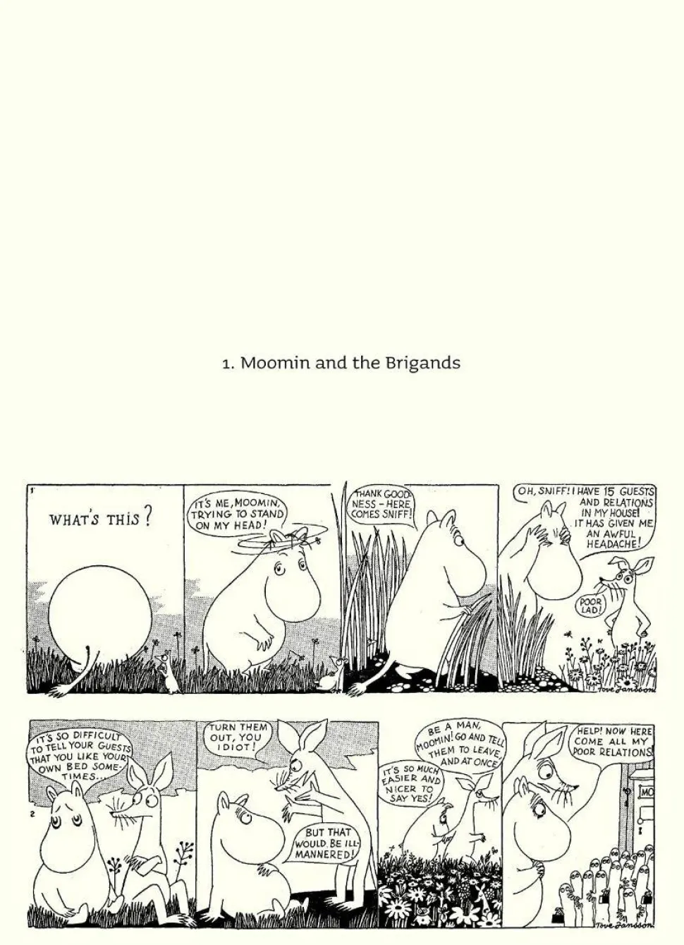 Moomin - The Complete Tove Jansson Comic Strip Book One Hardcover Book