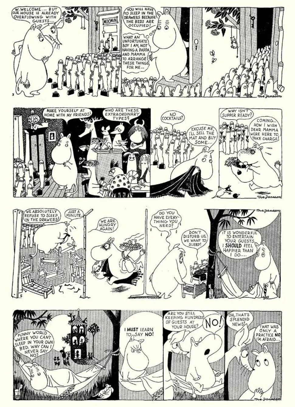 Moomin - The Complete Tove Jansson Comic Strip Book One Hardcover Book