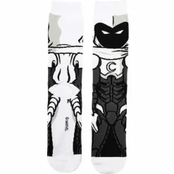 Moon Knight - Moon Knight 360 Character Men’s Crew Socks (One Size)
