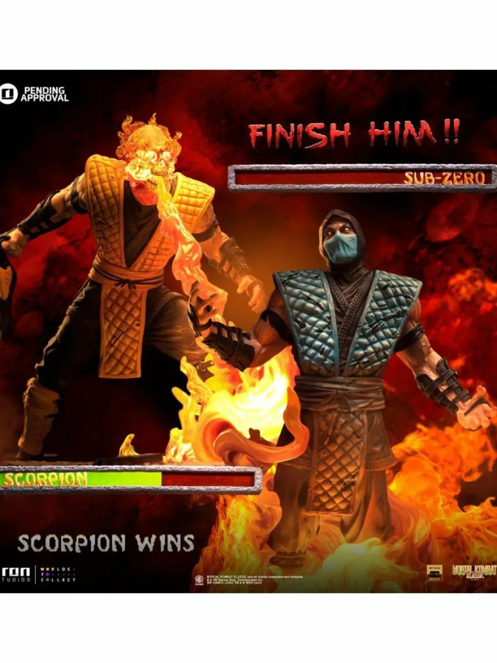 Mortal Kombat - Scorpion Fatality Deluxe 1/10th Scale Diorama Statue