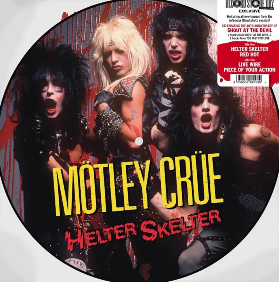 Motley Crue - Helter Skelter LP Vinyl Record (2023 Record Store Day Exclusive Picture Disc)