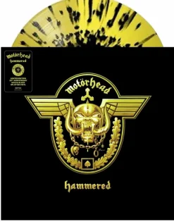 Motorhead - Hammered 20th Anniversary LP Vinyl Record (Yellow & Black Black Splatter Vinyl)