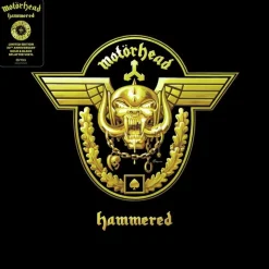 Motorhead - Hammered 20th Anniversary LP Vinyl Record (Yellow & Black Black Splatter Vinyl)