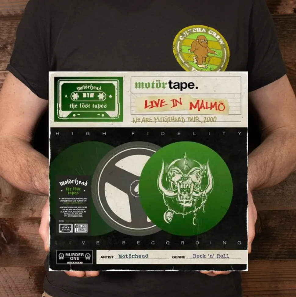 Motorhead - The Lost Tapes Vol. 3 Live In Malmo 2000 2xLP Vinyl Record (2022 Black Friday Record Store Day Exclusive Translucent Green Vinyl)