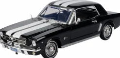 Motormax - 1964 1/2 Ford Mustang (Hard Top) Timeless Legends Collection 1/18th Scale Die-Cast Vehicle Replica