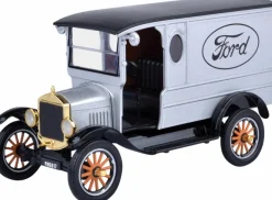 Motormax - 1925 Ford Model T Paddy Wagon (Ford Logo Decal) Platinum Collection 1/24th Scale Die-Cast Vehicle Replica