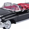 Motormax - Black 1958 Chevrolet Impala Timeless Legends Collection 1/18th Scale Die-Cast Vehicle Replica
