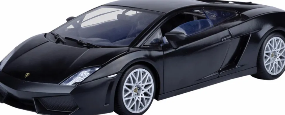 Motormax - Black Lamborghini LP560-4 Timeless Legends Collection 1/18th Scale Die-Cast Vehicle Replica
