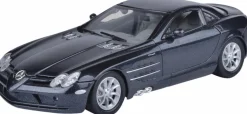 Motormax - Black Mercedes-Benz SLR McLaren Timeless Legends Collection 1/24th Scale Die-Cast Vehicle Replica