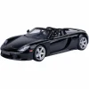 Motormax - Black Porsche Carrera GT Timeless Legends Collection 1/18th Scale Die-Cast Vehicle Replica