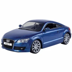 Motormax - Blue Audi TT Coupe Timeless Legends Collection 1/18th Scale Die-Cast Vehicle Replica