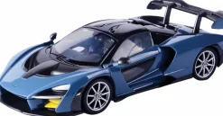 Motormax - Blue McLaren Senna Timeless Legends Collection 1/24th Scale Die-Cast Vehicle Replica