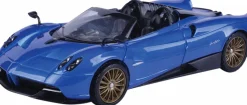 Motormax - Blue Pagani Huayra Roadster Timeless Legends Collection 1/24th Scale Die-Cast Vehicle Replica