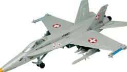 Motormax - F/A-18 Hornet Fighter Jet Sky Wings Collection 1/72 Scale Die-Cast Vehicle Replica