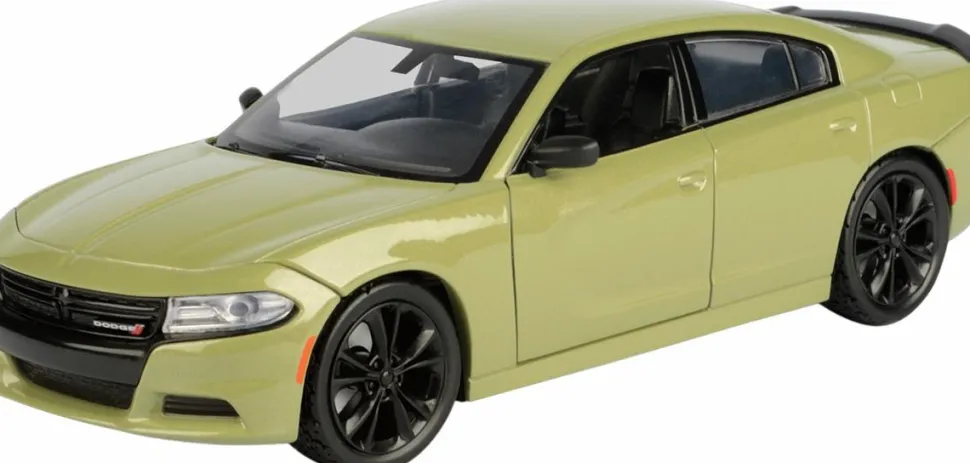 Motormax - Green 2023 Dodge Charger Timeless Legends Collection 1/24th Scale Die-Cast Vehicle Replica