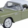 Motormax - Green 1956 Ford Thunderbird (Hardtop) Timeless Legends Collection 1/24th Scale Die-Cast Vehicle Replica