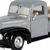 Motormax - Grey 1942-47 Ford Pickup Timeless Legends Collection 1/24th Scale Die-Cast Vehicle Replica