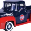 Motormax - Gulf Livery 1956 Ford F-100 Pickup Gulf Collection 1/24th Die-Cast Vehicle Replica
