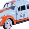 Motormax - Gulf Livery 1966 Volkswagen Beetle Gulf Collection 1/24th Die-Cast Vehicle Replica