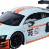 Motormax - Gulf Livery Audi R8 LMS GT3 Gulf Collection 1/24th Die-Cast Vehicle Replica
