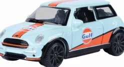 Motormax - Gulf Livery Mini Cooper Gulf Collection 1/43 Die-Cast Vehicle Replica